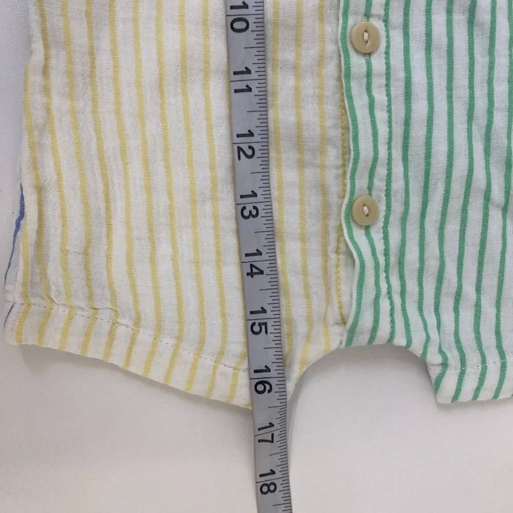 Gap Baby‎ Gauzy Crinkle Color bock Outfit Set 3-6 Months